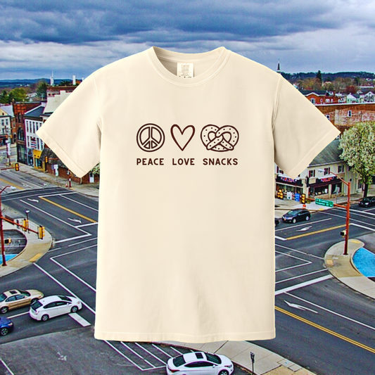 Peace, Love, Snacks Tee